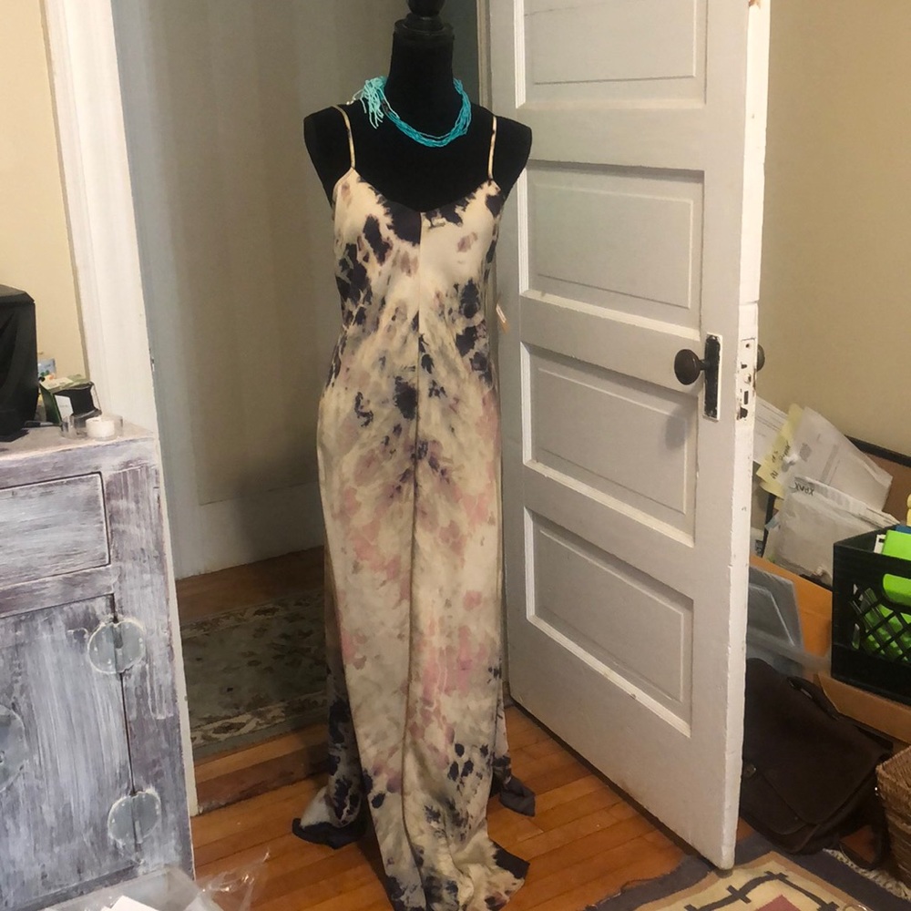 Rachel Roy tye dyed slip dress